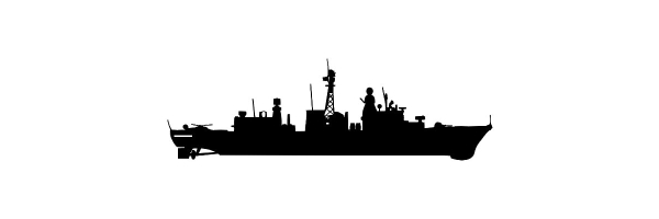122er Fregatten Marine-Siegelringe