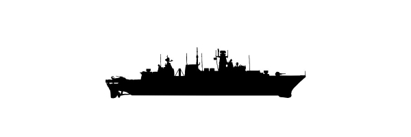 124er Fregatten Marine-Siegelringe