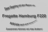 &quot;F220&quot; Fregatte Hamburg Wappen Marine-Siegelring Gr&ouml;&szlig;e 63