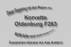"F263" Korvette Oldenburg Wappen Marine-Siegelring Größe 60