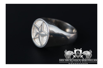 Silber-Ring des Marine-Offiziers